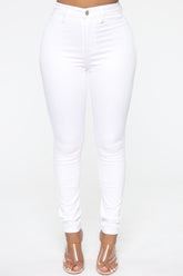 Eva Super Soft Curvy Skinny Jean - White Ins Street
